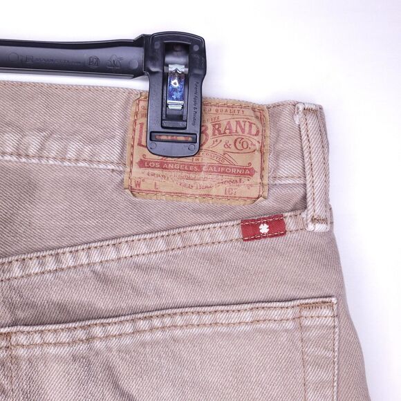 Lucky Brand Jeans Mens 33x32 Brown 121 Slim Cone Denim - Picture 4 of 15